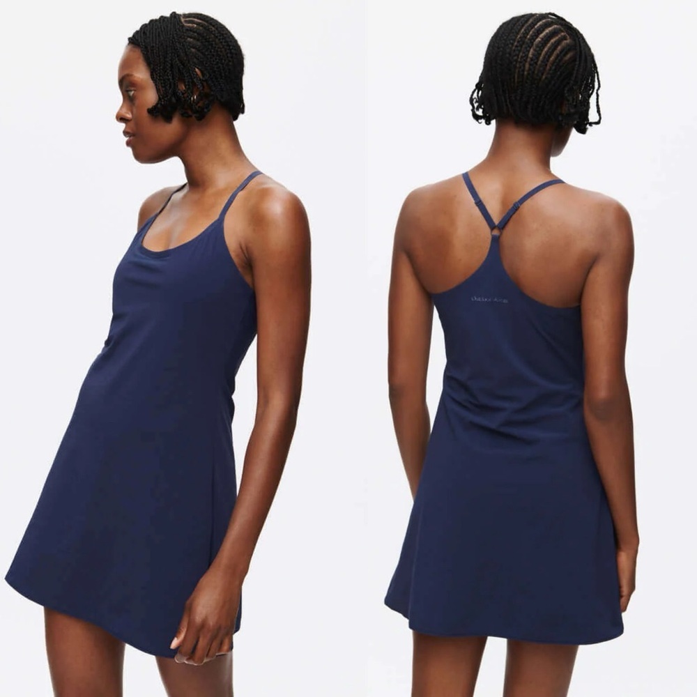 Outdoor Voices Navy Blue Athletic Dress